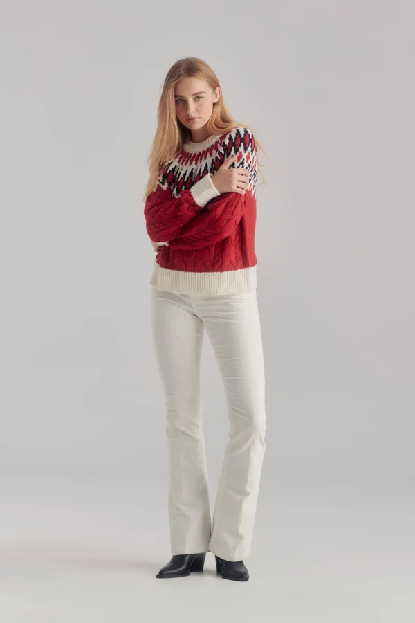 Χριστουγεννιάτικο μακρυμάνικο πουλόβερ