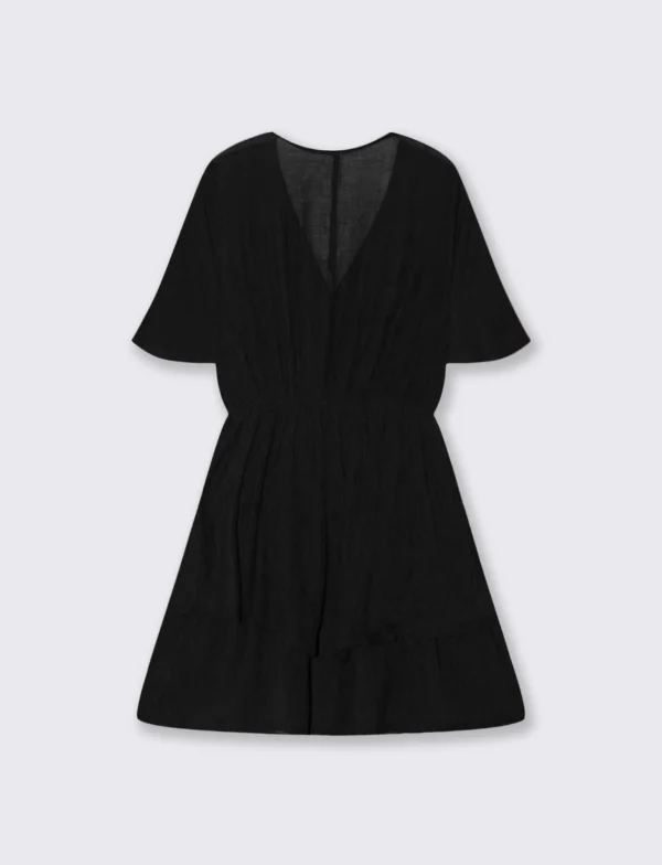 Φόρεμα με κοντά μανίκια