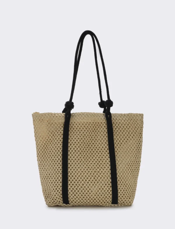 Τσάντα ώμου από ψάθα