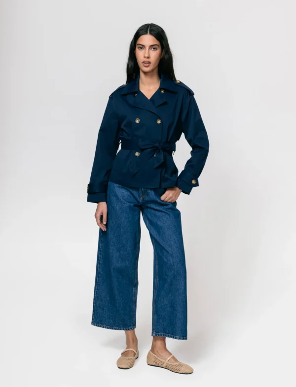 Κοντό trench παλτό