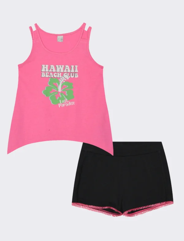 Σετ σορτς και αμάνικη μπλούζα