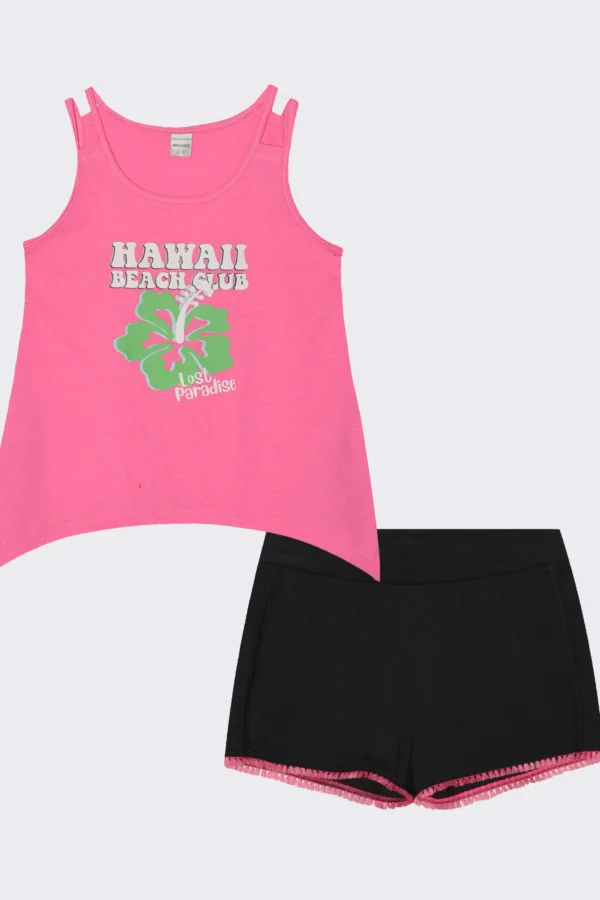 Σετ σορτς και αμάνικη μπλούζα