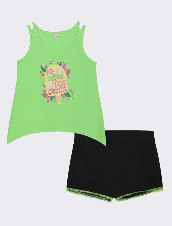 Σετ σορτς και αμάνικη μπλούζα