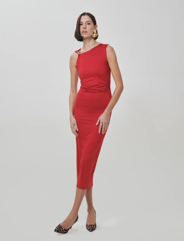 Μακρύ αμάνικο φόρεμα